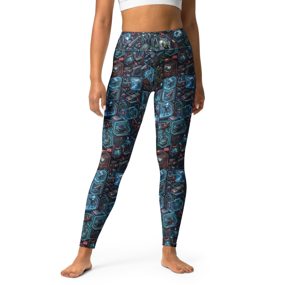 Circuitarium on Yoga Leggings — Front