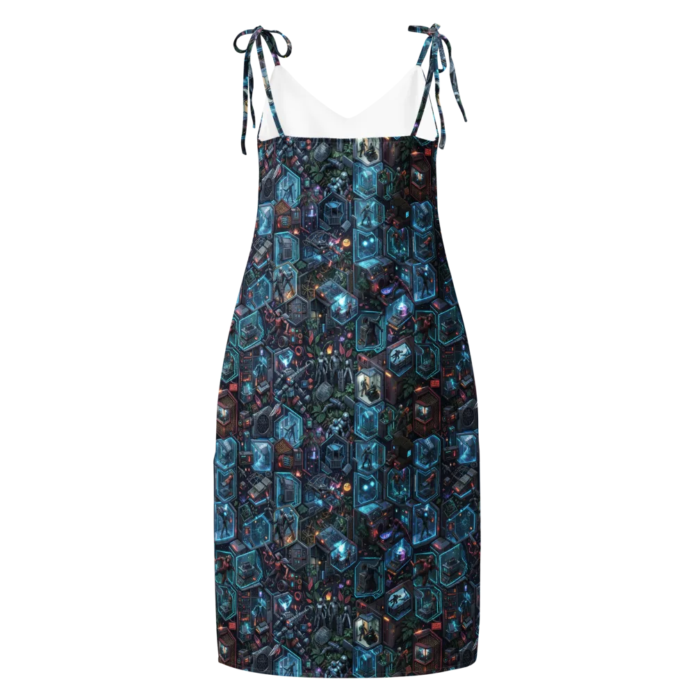 Circuitarium on Slip Dress — Back