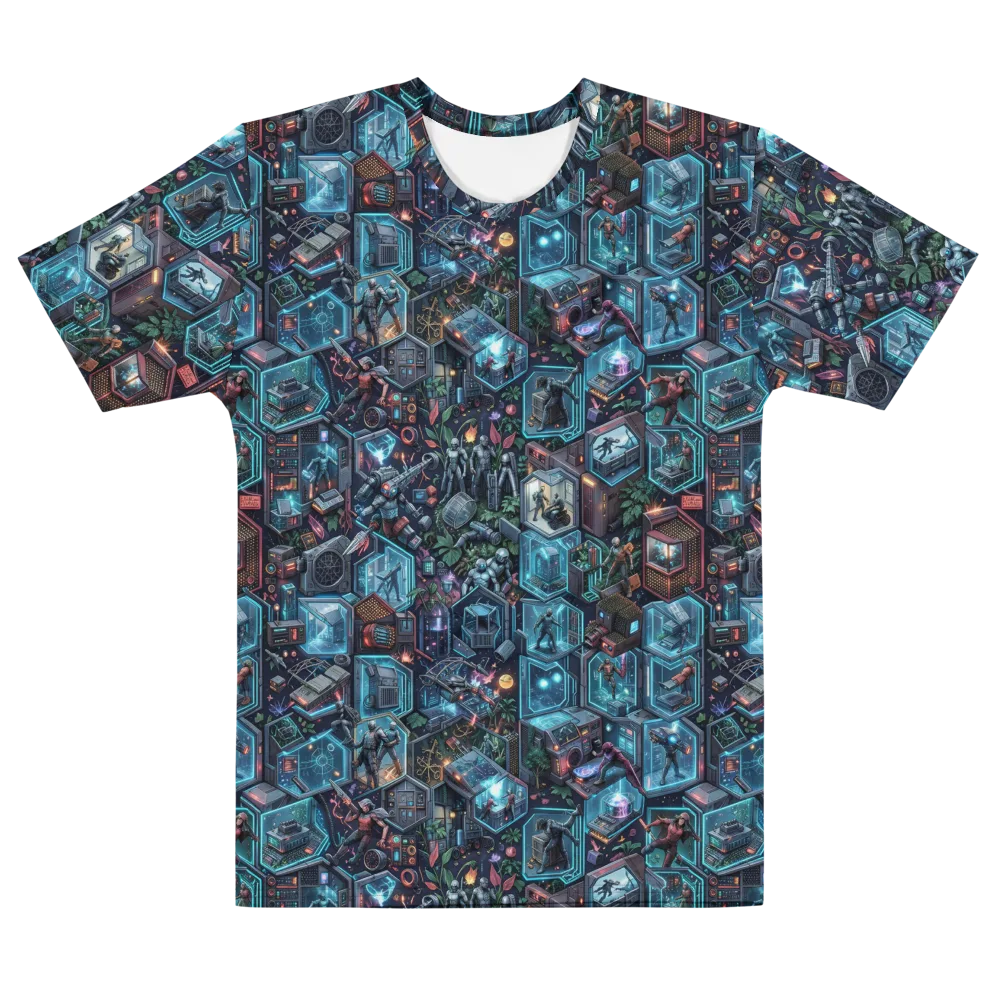 Circuitarium on Men's Cotton Crew Neck T-Shirt — Front