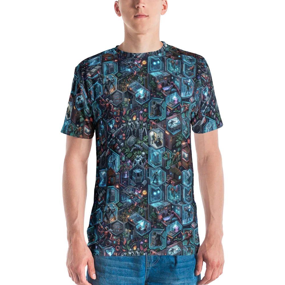 Circuitarium on Men's Crew Neck T-Shirt — Front