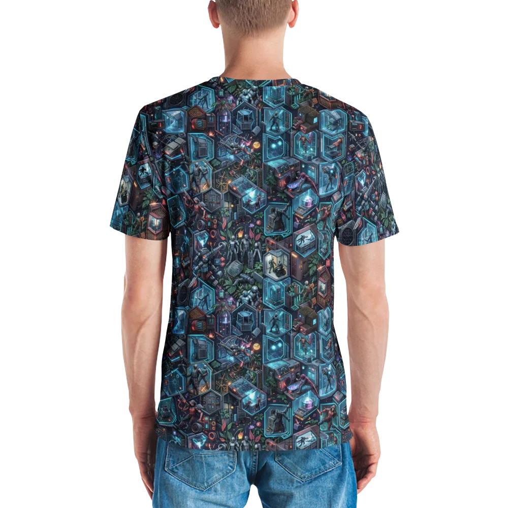 Circuitarium on Men's Crew Neck T-Shirt — Back