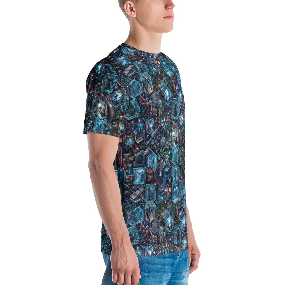Circuitarium on Men's Crew Neck T-Shirt — Right