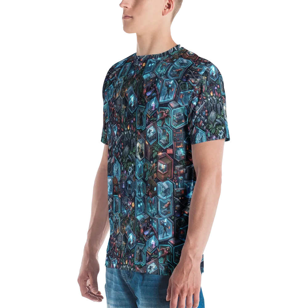 Circuitarium on Men's Crew Neck T-Shirt — Left
