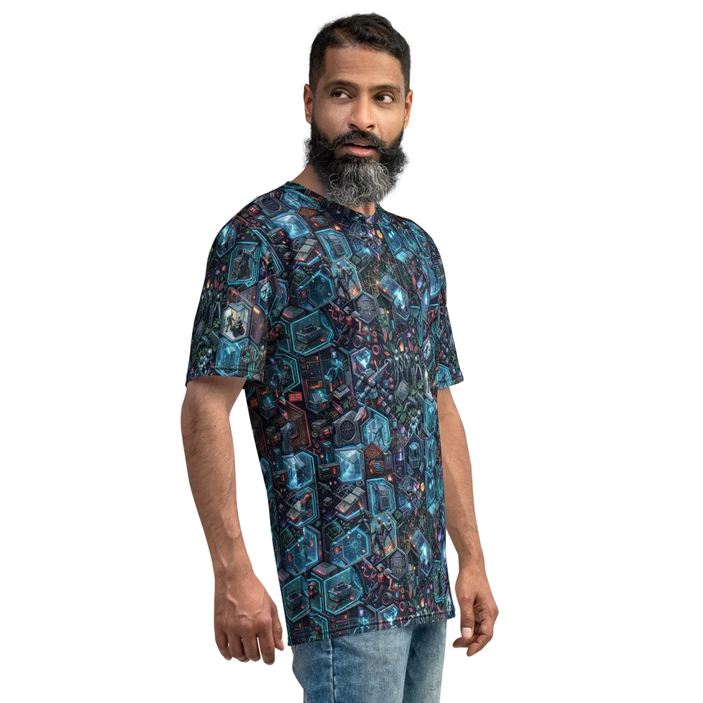 Circuitarium on Men's Crew Neck T-Shirt — Right