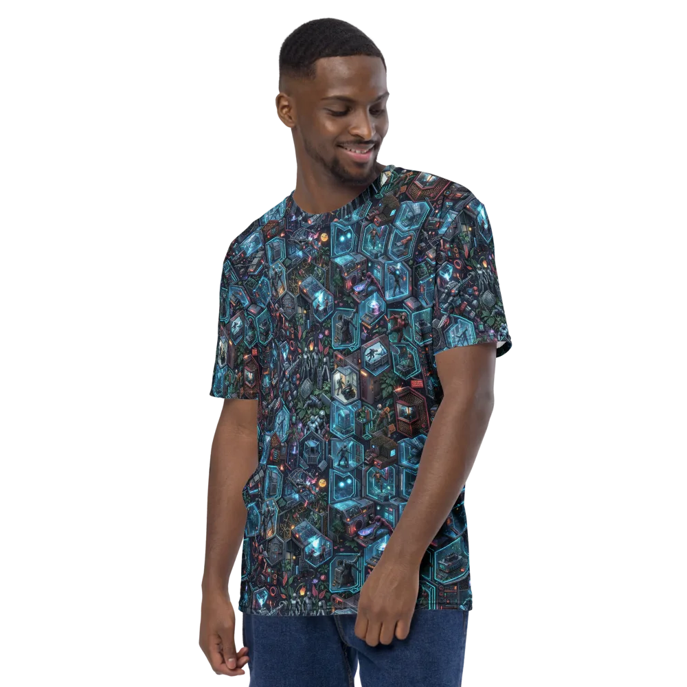 Circuitarium on Men's Crew Neck T-Shirt — Left