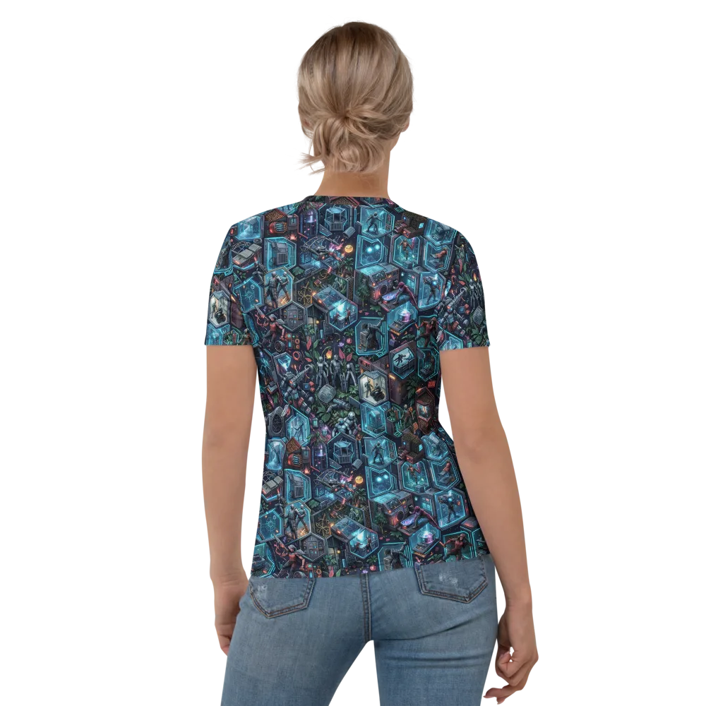 Circuitarium on Women's Crew Neck T-Shirt — Back