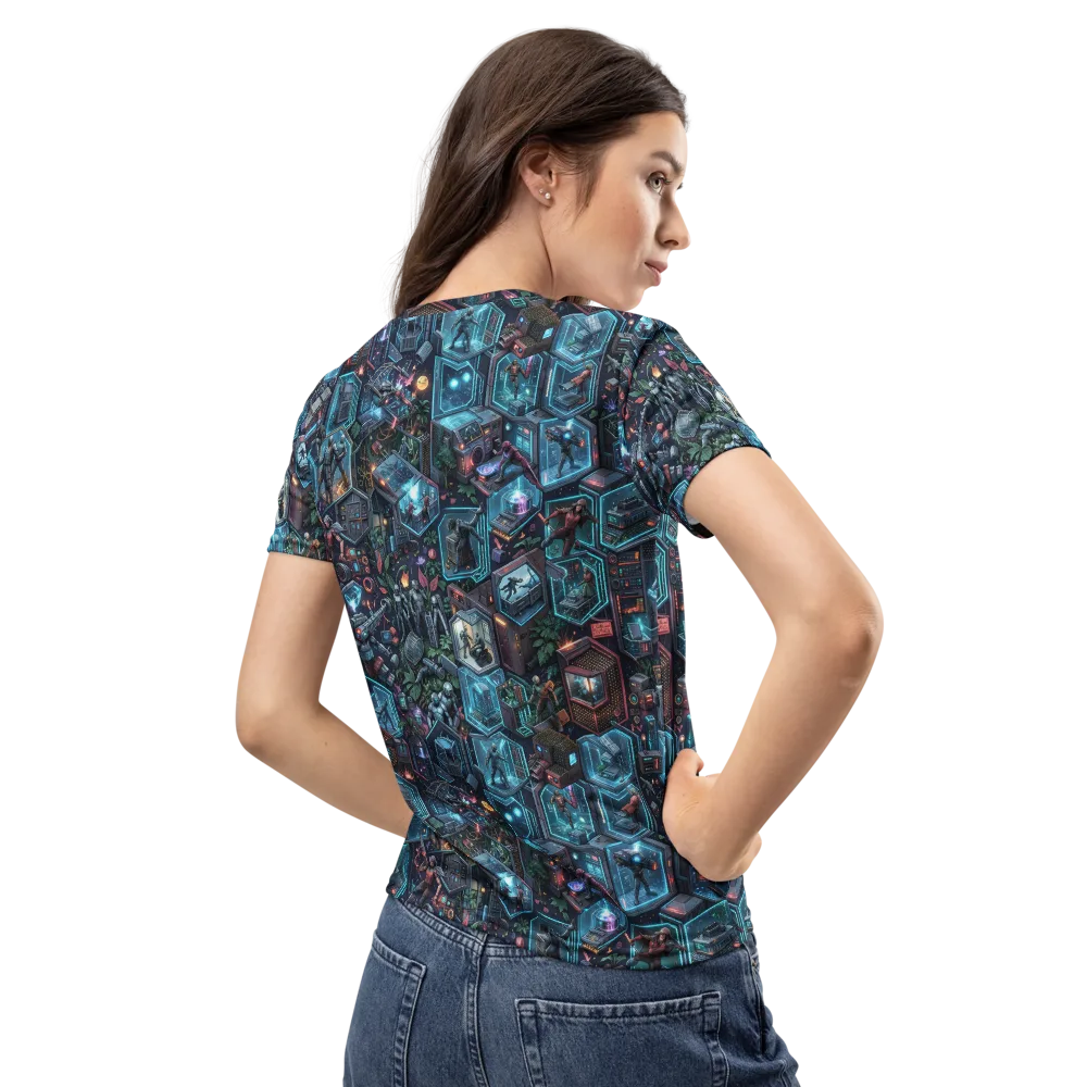 Circuitarium on Women's Crew Neck T-Shirt — Back