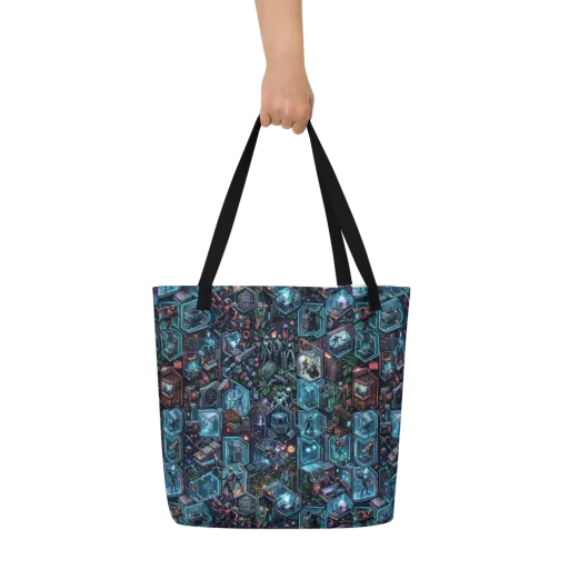 Circuitarium on a Large Tote Bag W/ Pocket