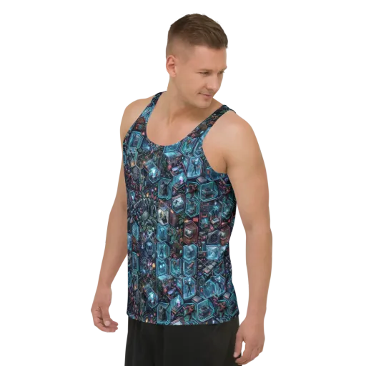 Circuitarium on a Men's Tank Top