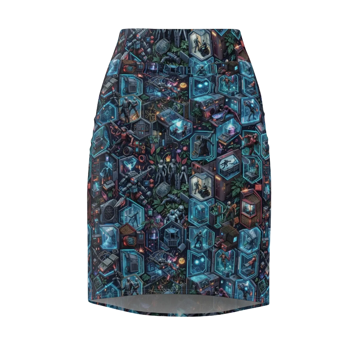 Circuitarium on Pencil Skirt — Front