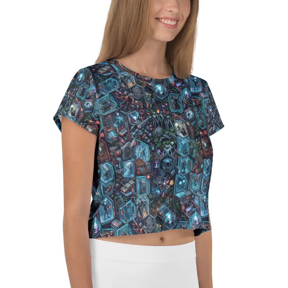 Circuitarium on Crop Tee — Right