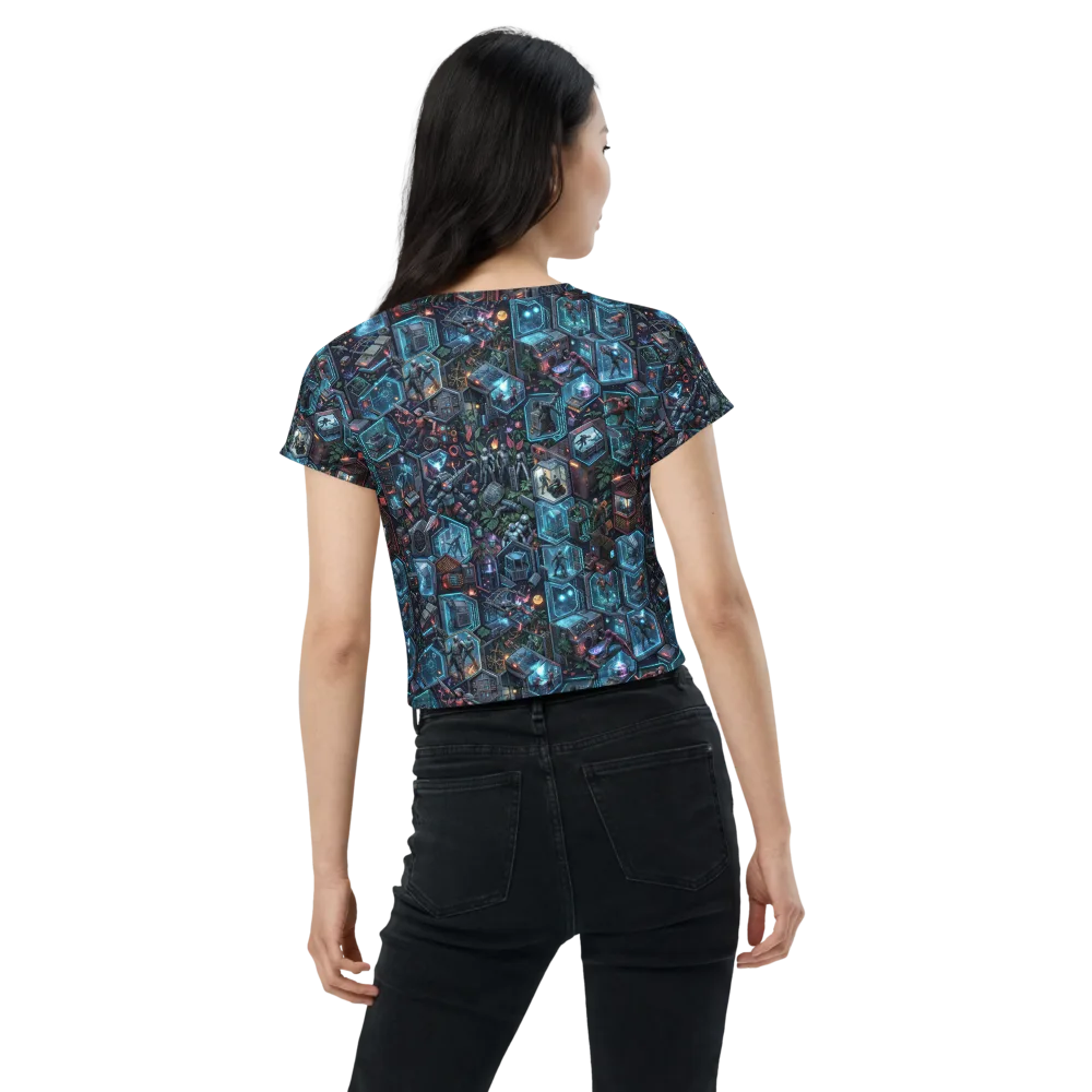 Circuitarium on Crop Tee — Back