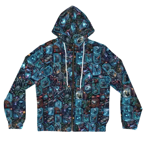Circuitarium on a Women's Full-Zip Hoodie
