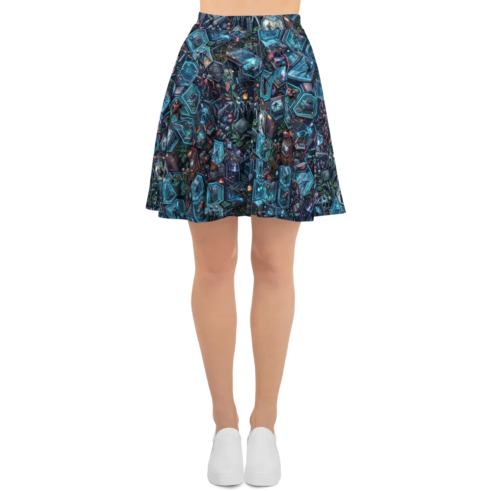 Circuitarium on Skater Skirt — Front