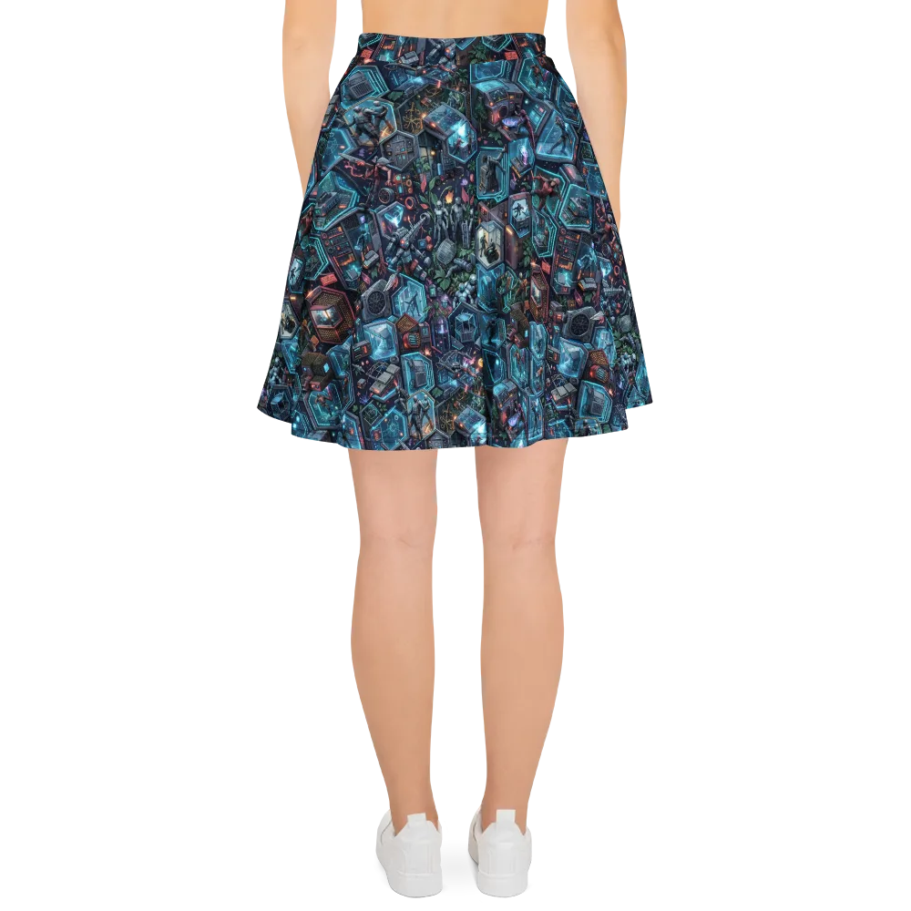 Circuitarium on Skater Skirt — Back