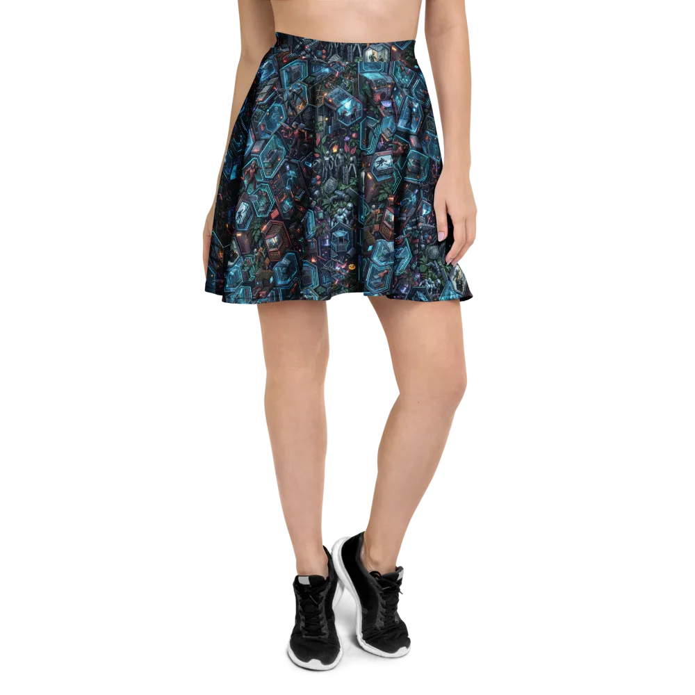 Circuitarium on Skater Skirt — Front