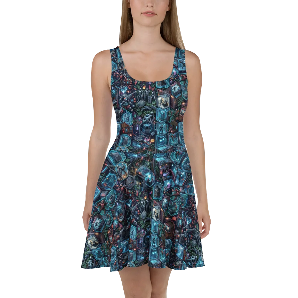 Circuitarium on Skater Dress — Front