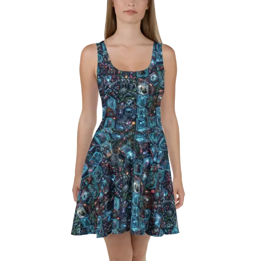 Circuitarium on a Skater Dress
