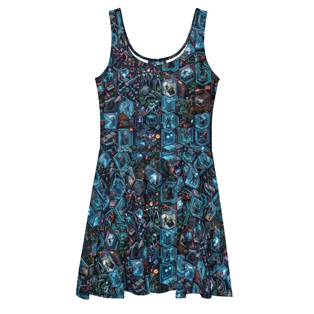 Circuitarium on Skater Dress — Front