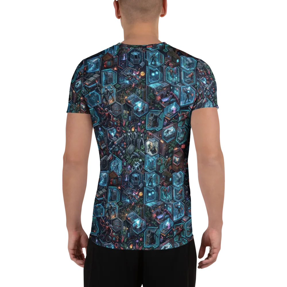 Circuitarium on Men's Athletic T-Shirt — Back