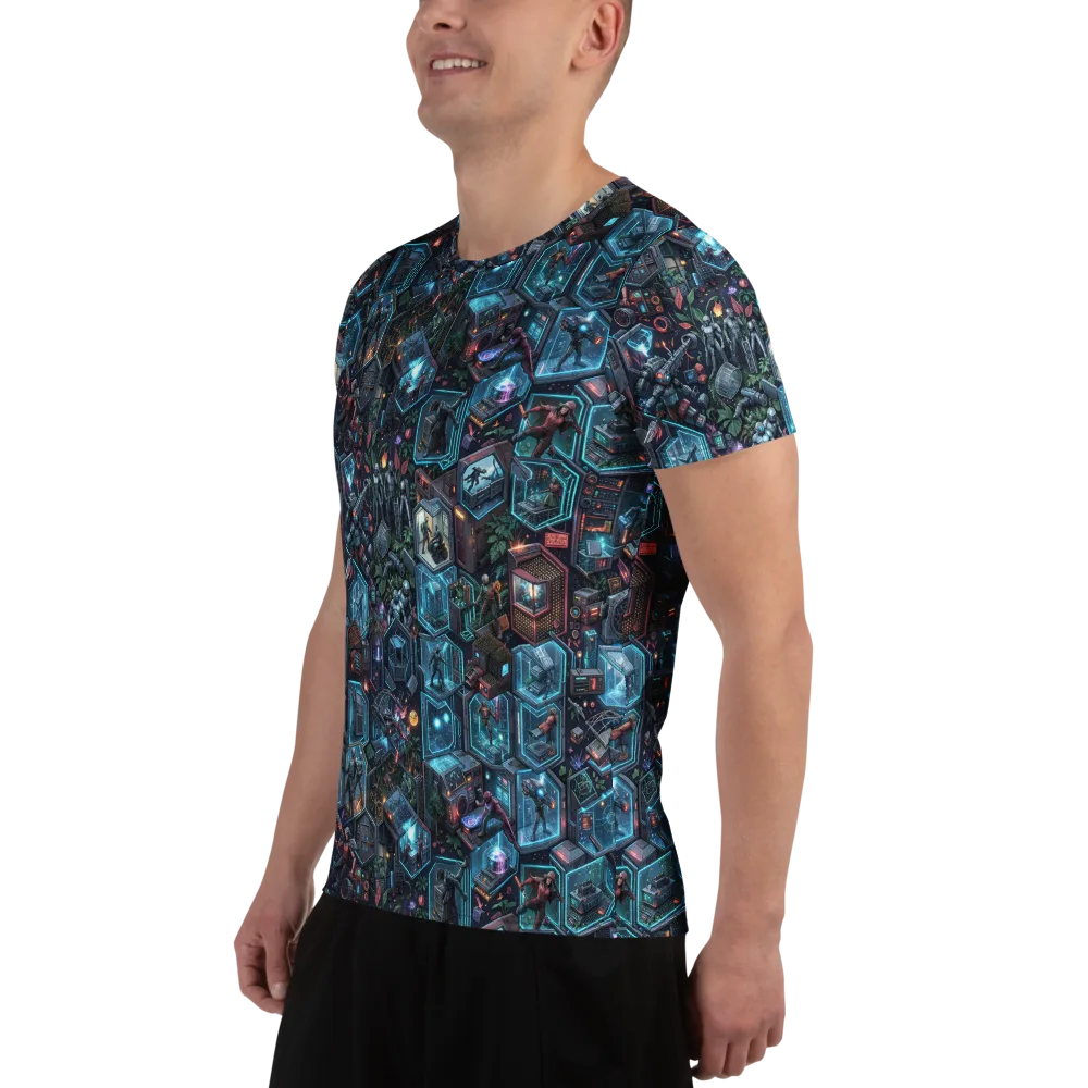 Circuitarium on Men's Athletic T-Shirt — Left