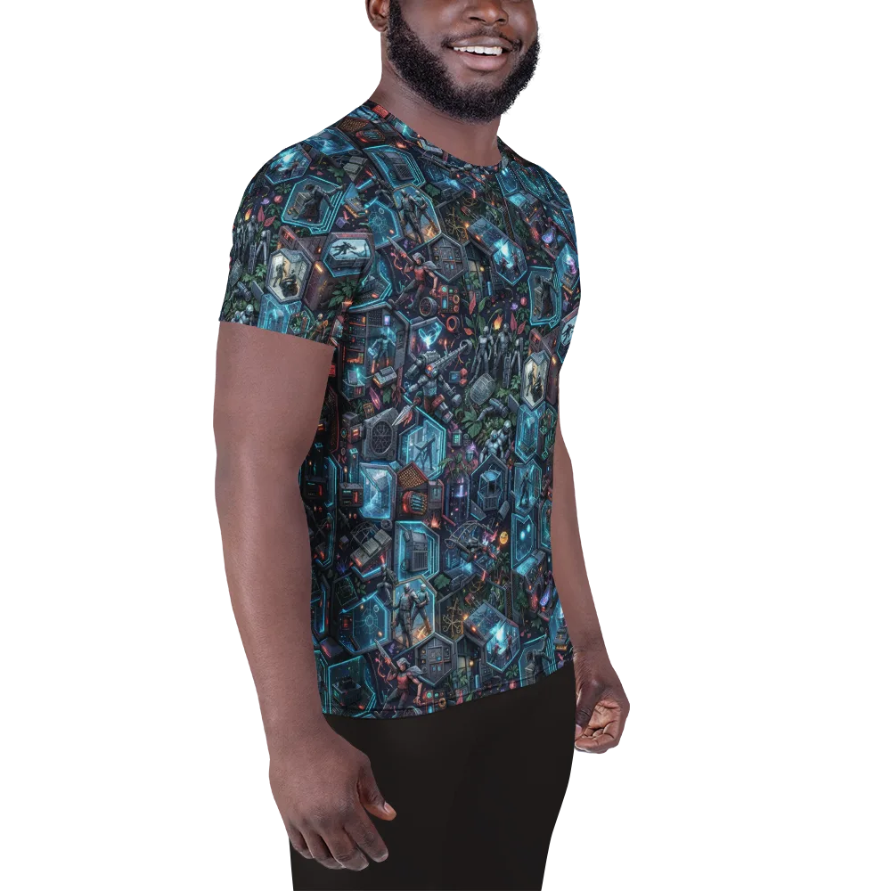 Circuitarium on Men's Athletic T-Shirt — Right
