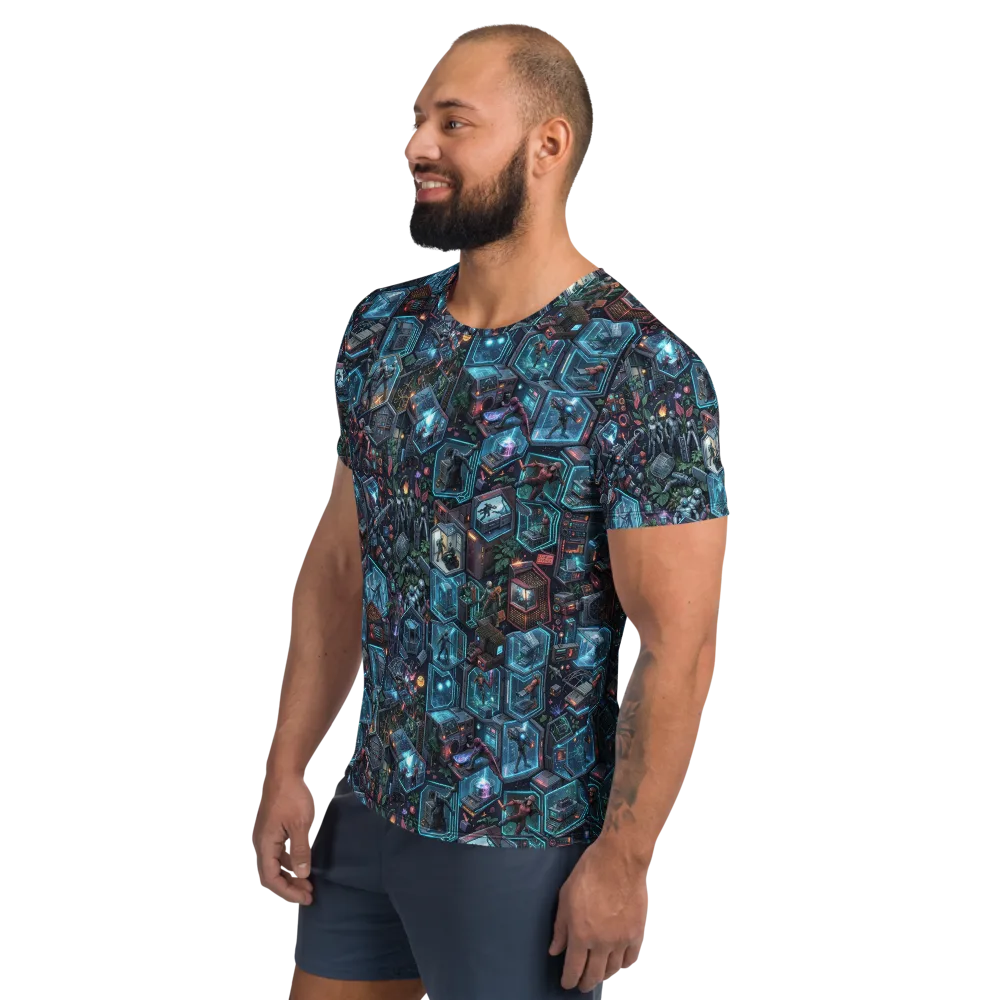 Circuitarium on Men's Athletic T-Shirt — Left