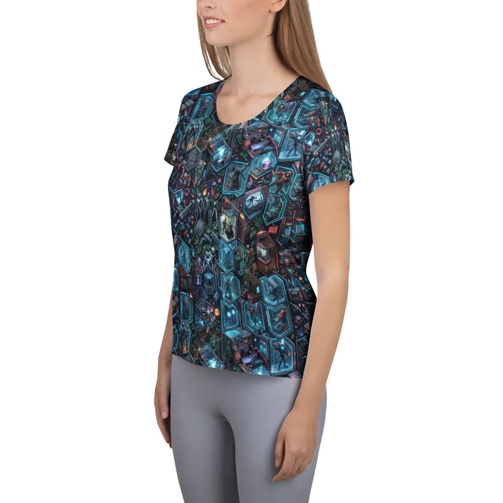 Circuitarium on Women's Athletic T-Shirt — Left