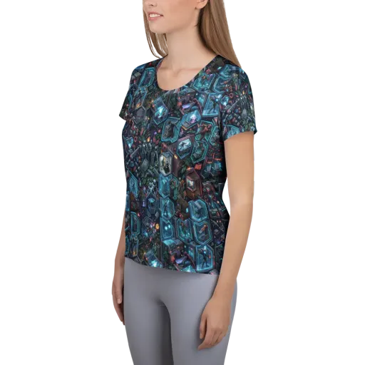 Circuitarium on a Women's Athletic T-Shirt