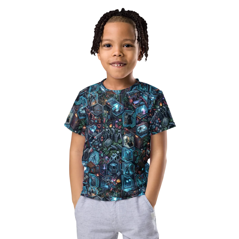 Circuitarium on Kids Crew Neck T-Shirt — Front