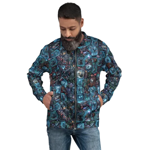 Circuitarium on a Bomber Jacket