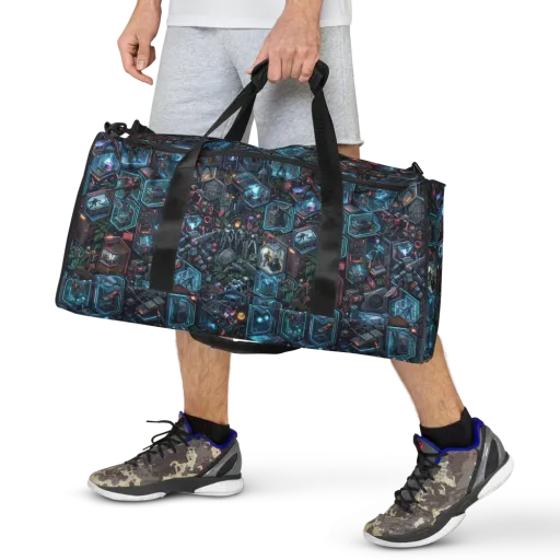 Circuitarium on a Duffle Bag