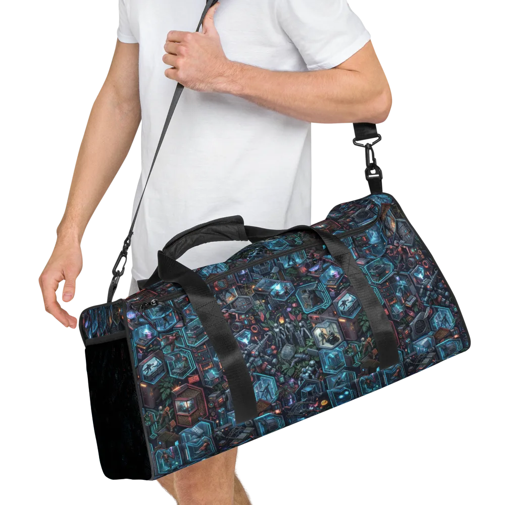Circuitarium on Duffle Bag — Right Front