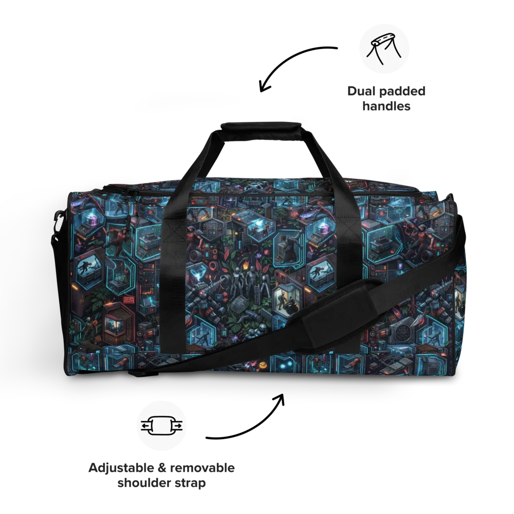 Circuitarium on Duffle Bag — Front