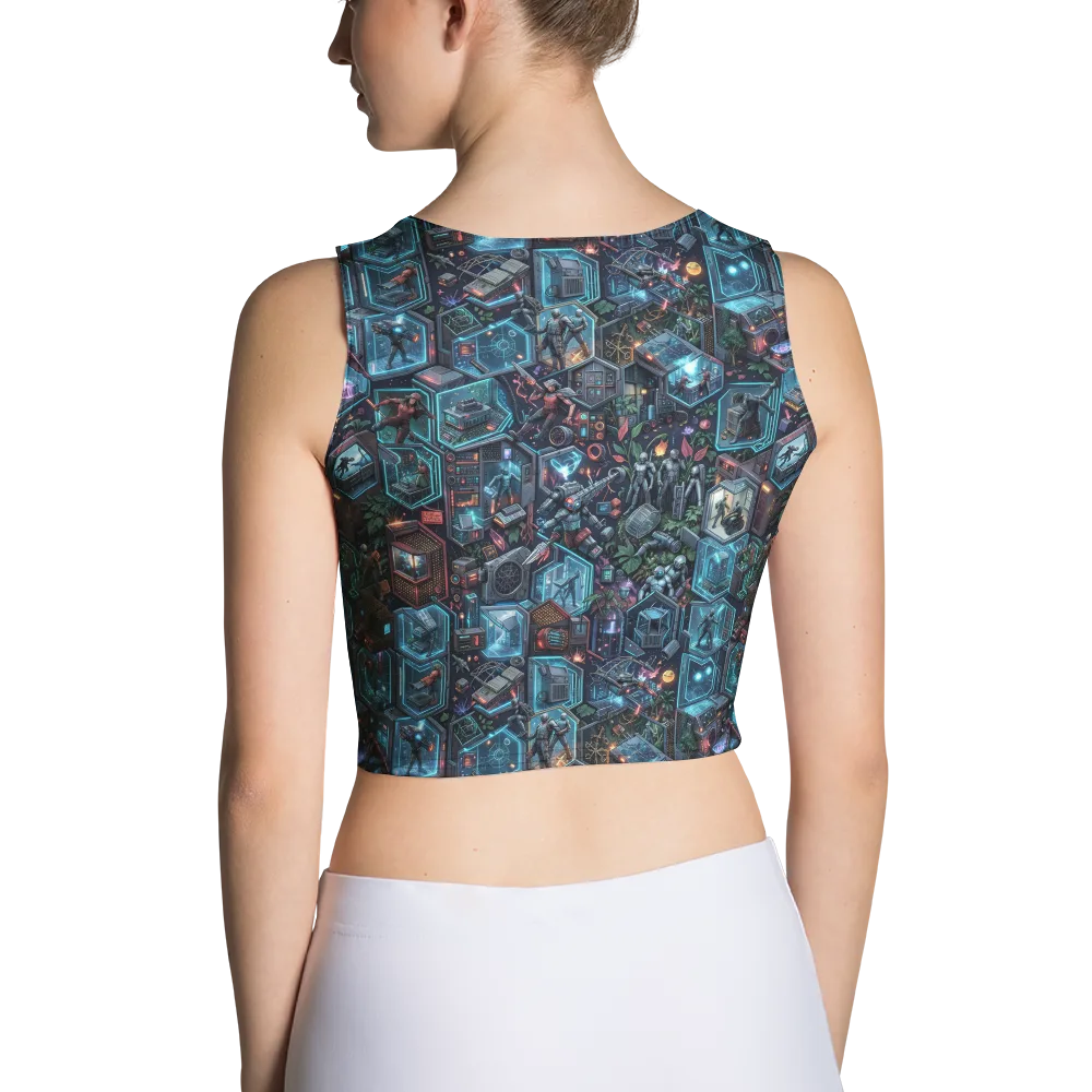 Circuitarium on Crop Top — Back