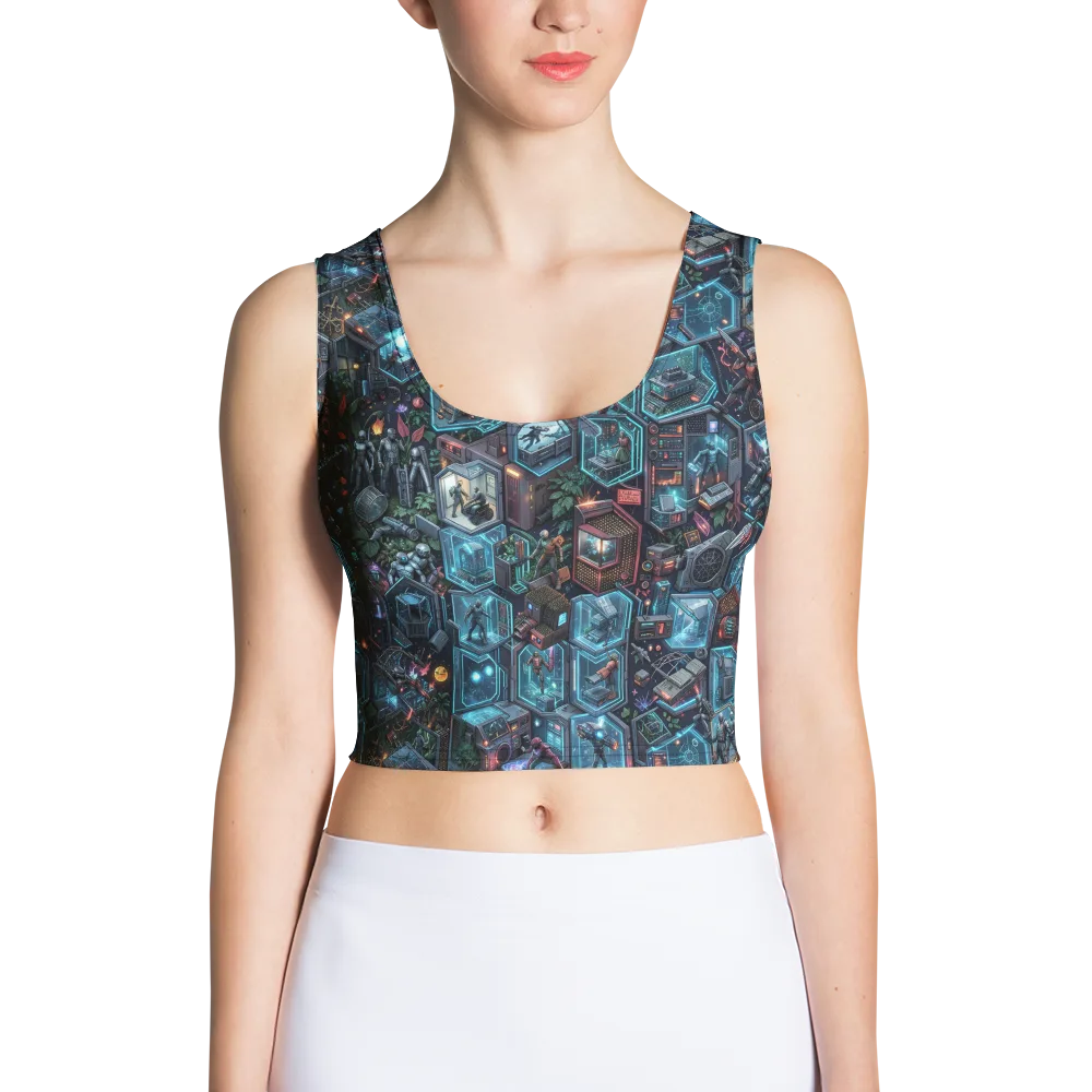 Circuitarium on Crop Top — Front
