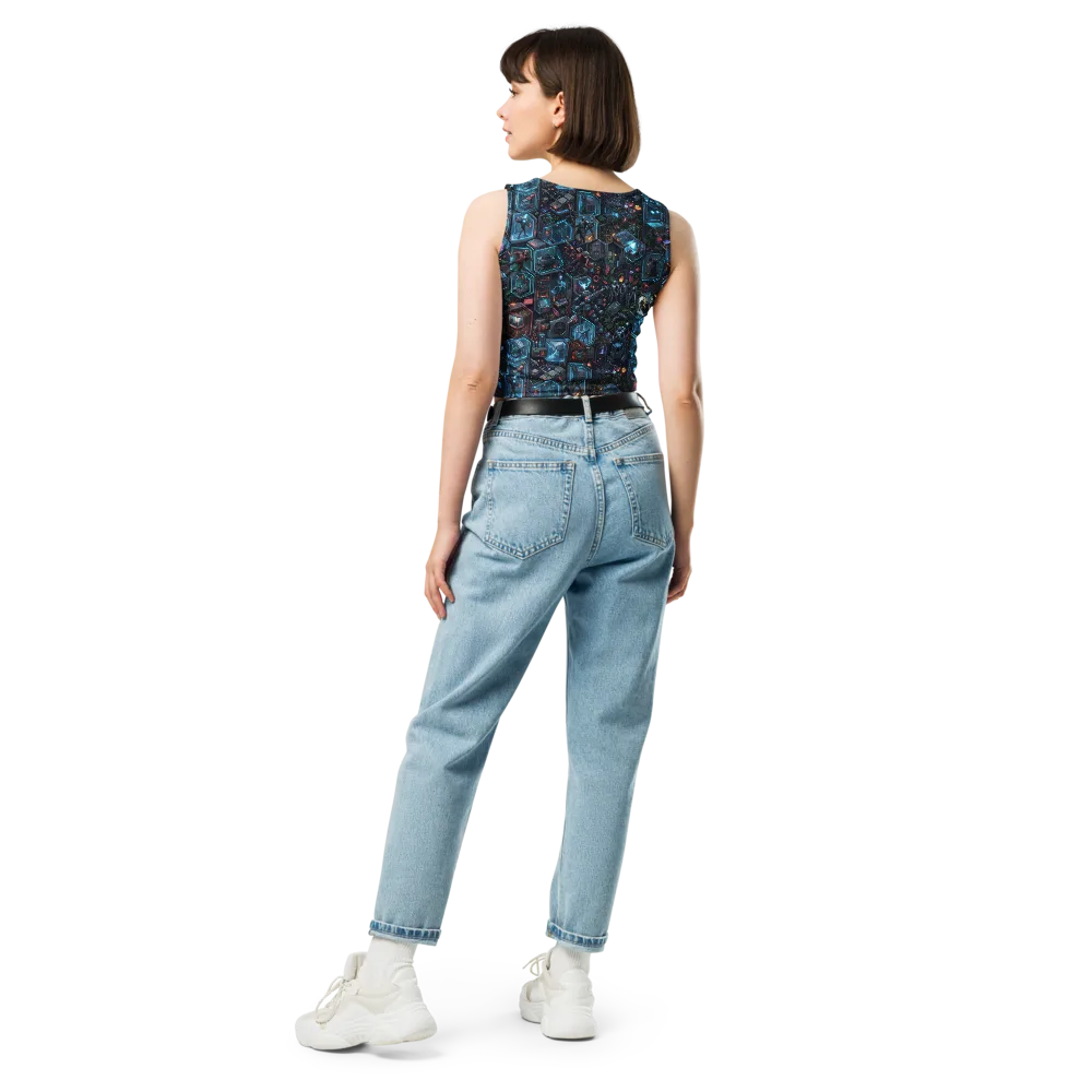 Circuitarium on Crop Top — Back
