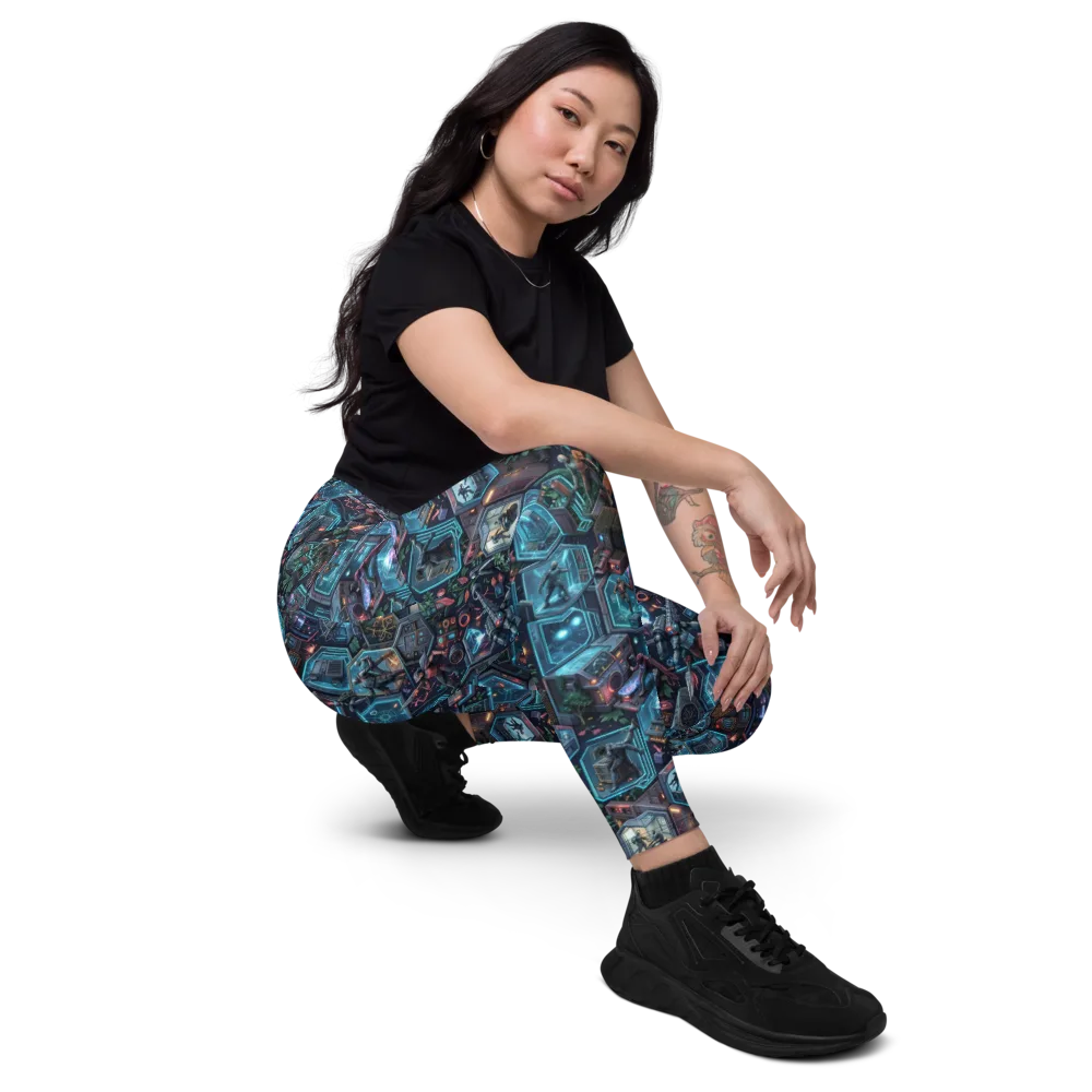 Circuitarium on Leggings with Pockets — Right Front