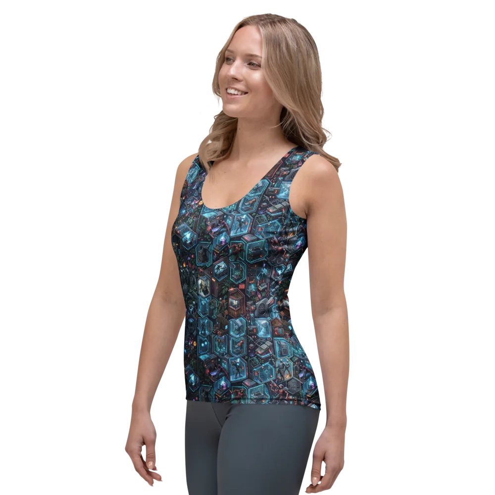 Circuitarium on Women's Tank Top — Left Front