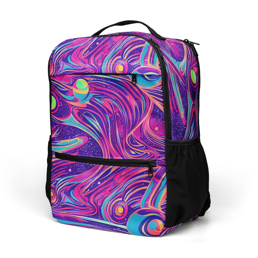 Nebula Noodles on Utility Backpack — Left Front