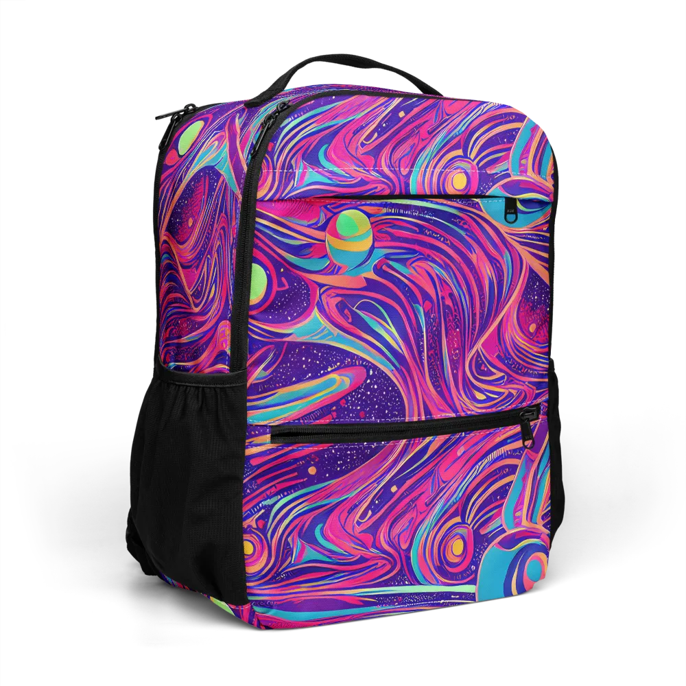 Nebula Noodles on Utility Backpack — Right Front