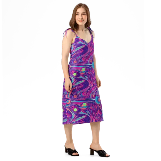 Nebula Noodles on a Slip Dress