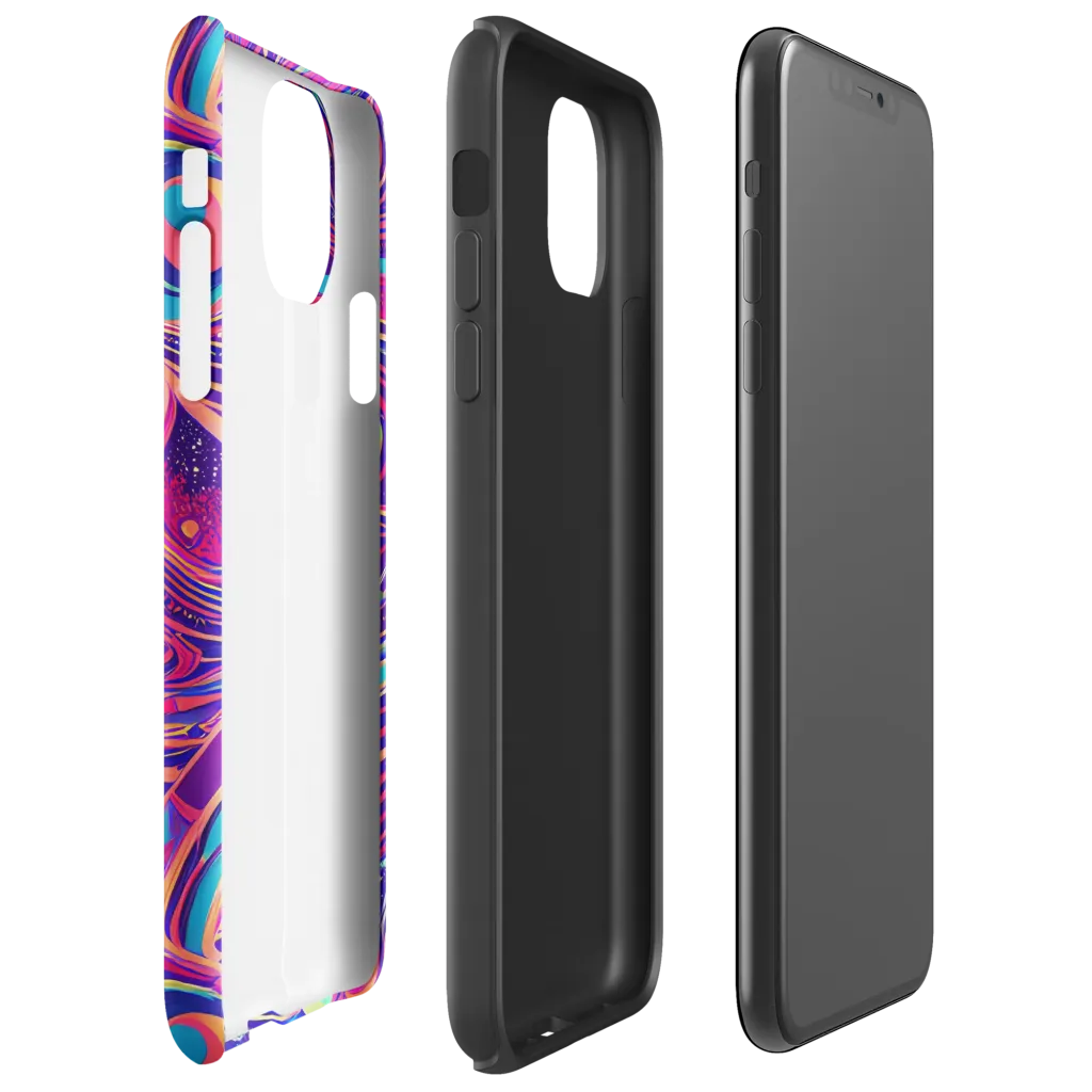 Nebula Noodles on Tough Case for iPhone® — Right