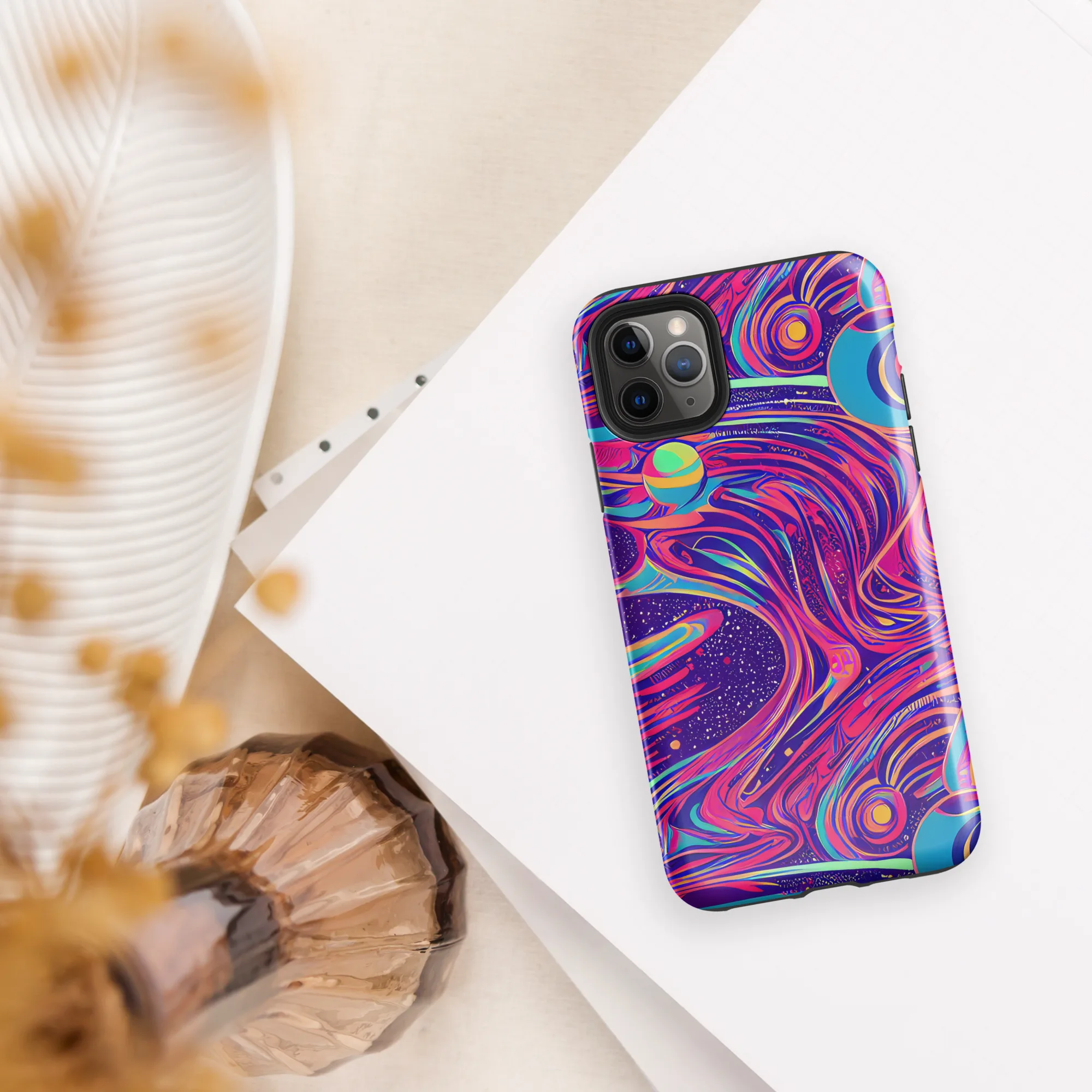 Nebula Noodles on Tough Case for iPhone® — Front