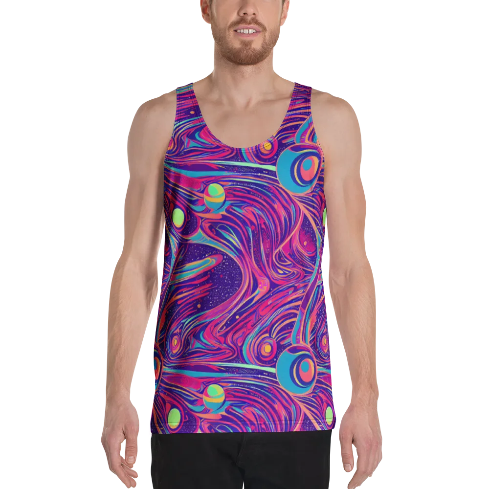 Nebula Noodles on Men's Tank Top — Front