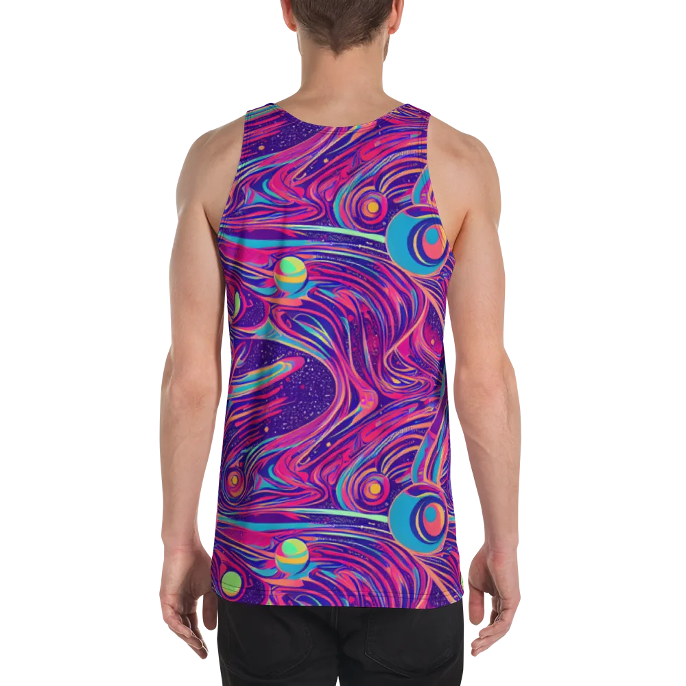 Nebula Noodles on Men's Tank Top — Back