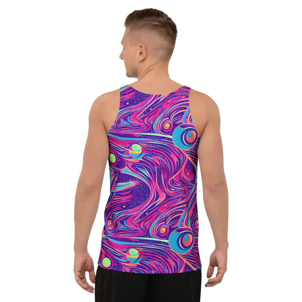 Nebula Noodles on Men's Tank Top — Back