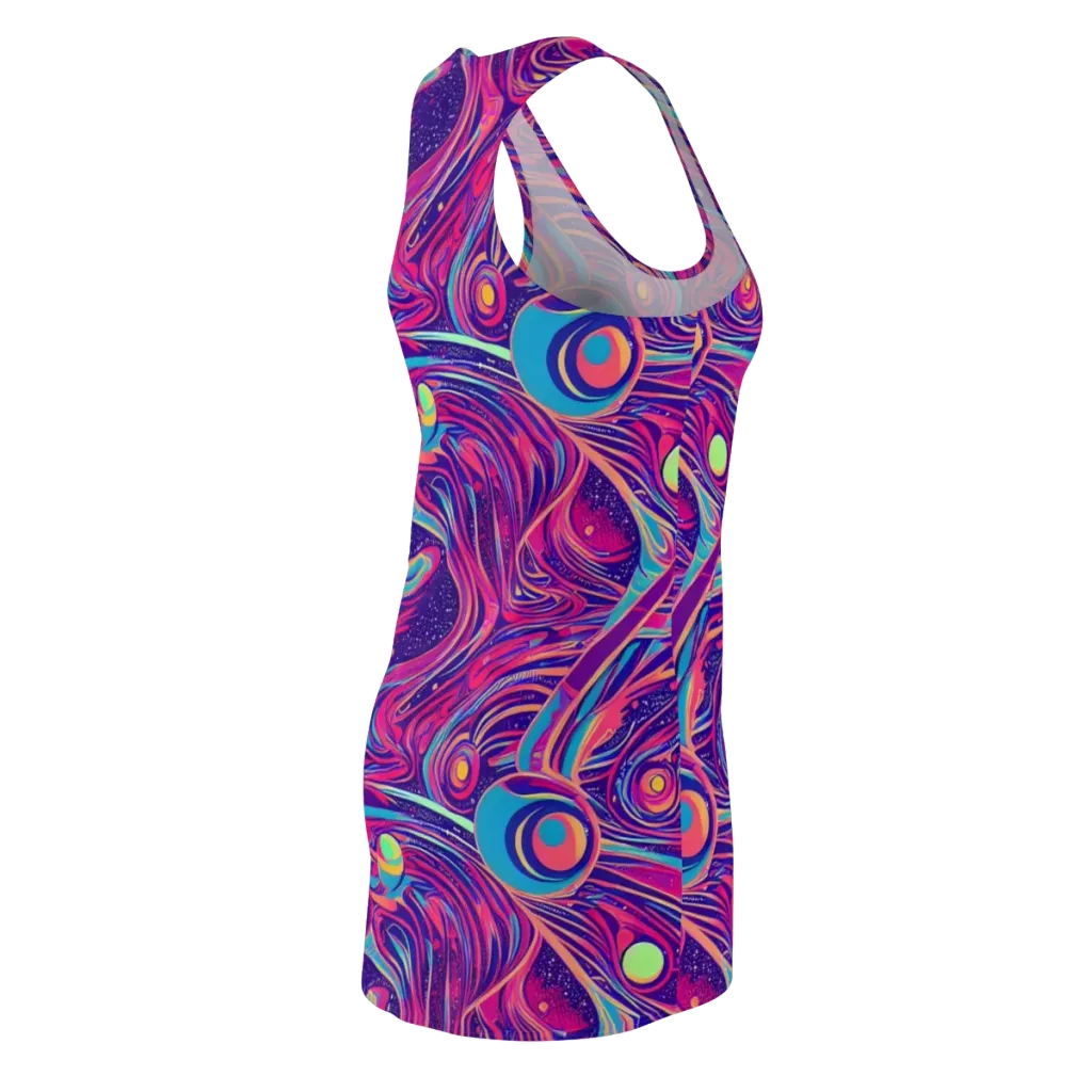Nebula Noodles on Racerback Dress — Back Side