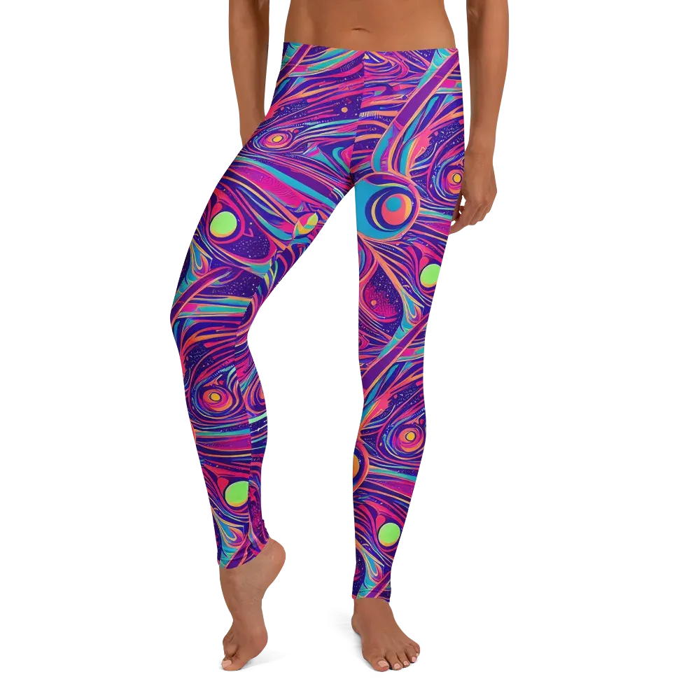 Nebula Noodles on Leggings — Front