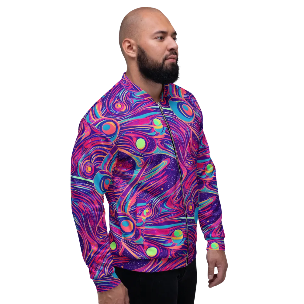 Nebula Noodles on Bomber Jacket — Right